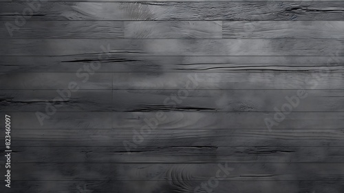 Abstract black wooden and gray cement or concrete texture, horizontal pattern for background