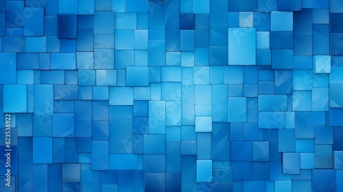 abstract blue background - mosaic squares