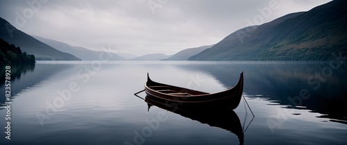 Scotland Misty Loch Ness Mysterious atmosphere hint