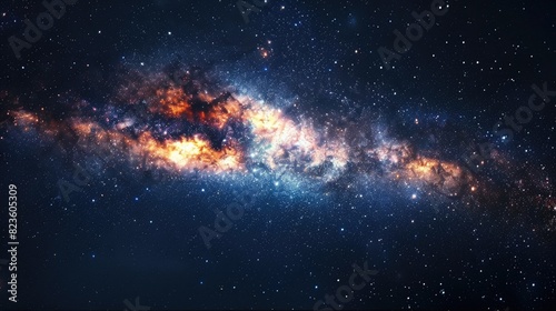 A stunning view of the Milky Way galaxy.