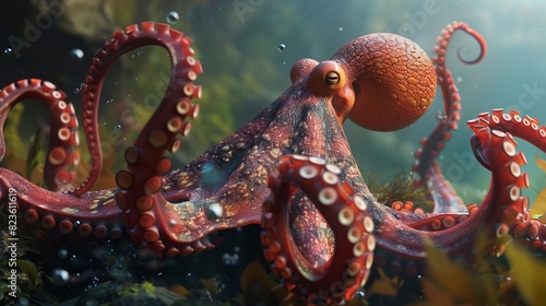  octopuses as they imitate other marine creatures, objects, and even human behaviors to deceive predators
