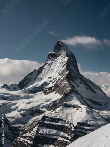 Spectacular view of the Matterhorn mountain, Valais, Switzerland