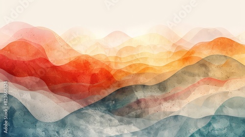 A sentimental vibes abstract background with gentle gradients, vintage-inspired patterns, and warm, muted colors. The design evokes feelings of cherished memories and a longing for the past, creating