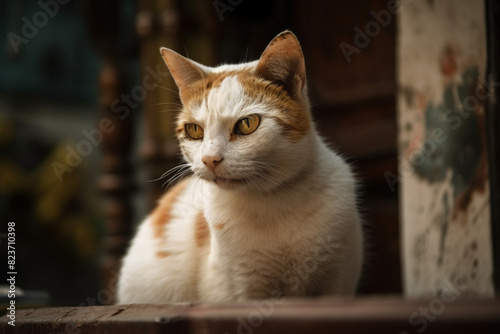 Gato felino estimação raça fofo retrato pet doméstico IA Generativa