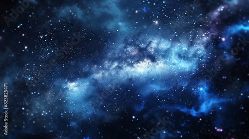 Mesmerizing outer space view with countless stars forming a cosmic pattern