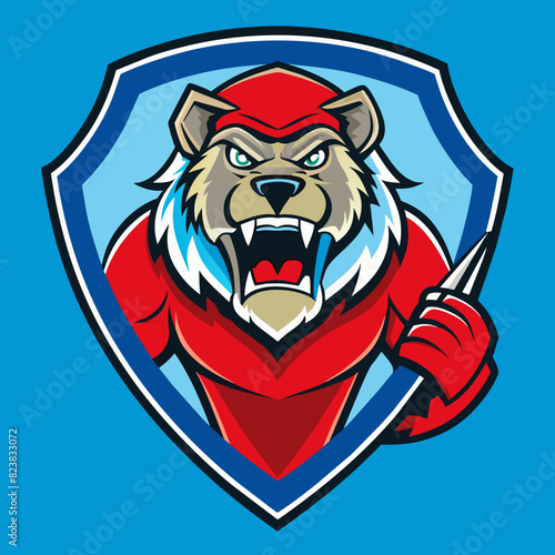 create-an-mascot-logo-for-ice-hockey-team vector illustration 