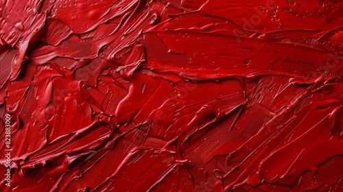 Bold scarlet red with slight texture, vibrant and intense --ar 16:9 Job ID: d9ff99c7-4253-44e2-b9f4-172760382ef1