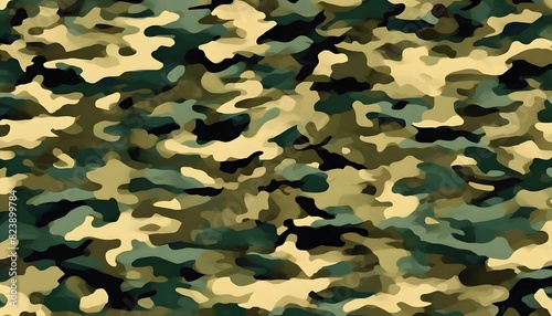  green camouflage background, fabric texture, modern stylish print