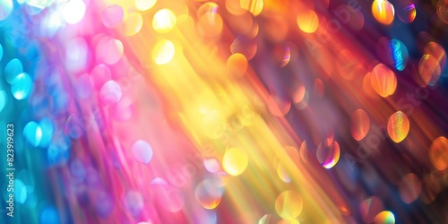 Abstract holographic rainbow crystal backgrounds, fantasy dreamy watery texture and glare, reflection, Psychedelic and gorgeous, for web banner, modern mindfulness colorful backgrounds.