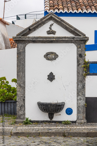 A public fountain from 1876 in Angra do Heroismo.