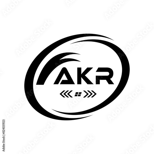 AKR letter logo Design. AKR Simple and modern monogram logo. AKR Abstract Alphabet vector Design.