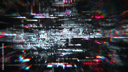 realistic tv static noise grain digital glitch interference overlay texture 19