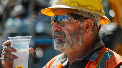 Workers learn how to quickly identify and treat symptoms of heat exhaustion and dehydration common hazards on construction sites.