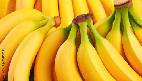 Image of multiple unpeeled banana bunches