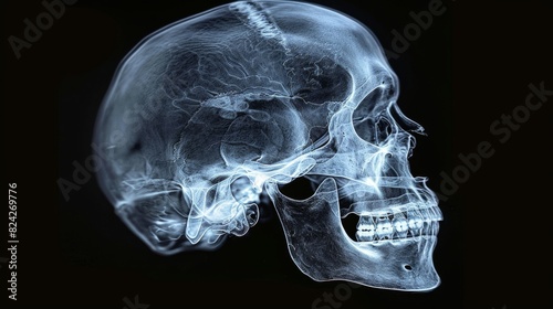 The human skull is made up of 22 bones that form a protective case for the brain. The skull also provides support for the face and allows for the attachment of muscles.