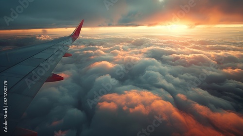 Dynamic Aircraft Wing Slicing Through Turbulent Clouds