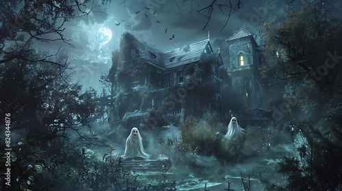 Sinister laughter echoes through the night as ghosts and ghouls emerge from their hiding places on Halloween.