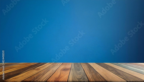 Calm blue background material. Blue title back.