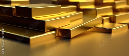 gradient metallic gold bars gold color