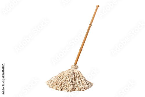 Mop isolated on white background