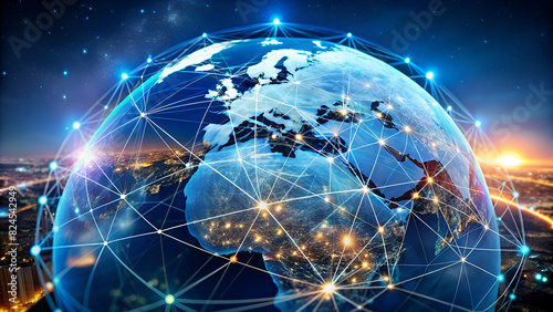 communication technology global network.