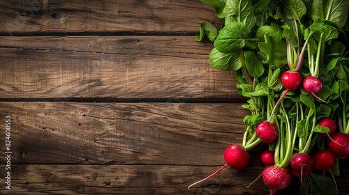 arafed radishes on a wooden table with a wooden background