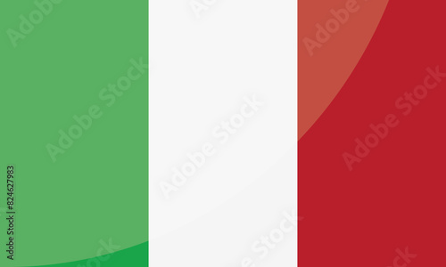 Italy National Flag for background, backdrop. Vector illustration