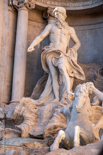 Trevi Fountain is the most famous landmark in Rome, Rome, Italy