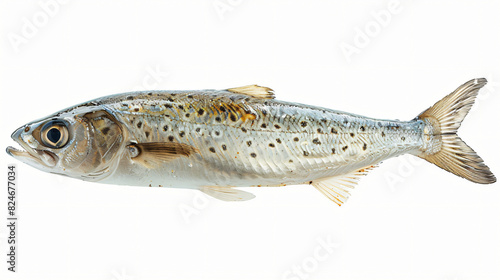 Anchovy isolated on white background