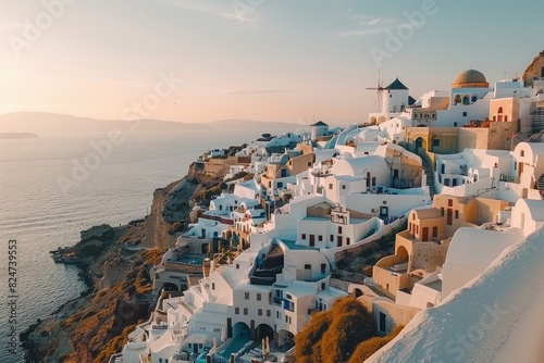 Greek seaside houses