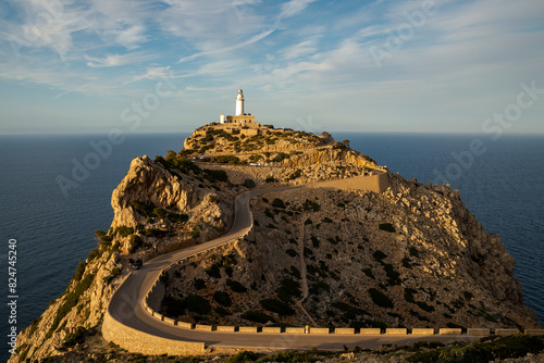 Cap de Formentor lighthouse stunning road in Majorca, Balearic Islands, Spain