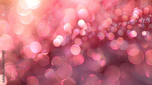 Pink crepe background with bokeh pattern
