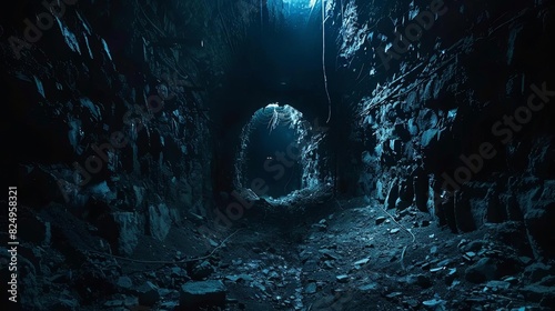dark and mysterious mine tunnel unearthing earths hidden treasures exploration