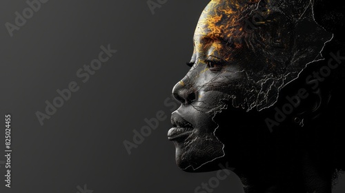 freedom of africa. african liberation day with copy space. illustration