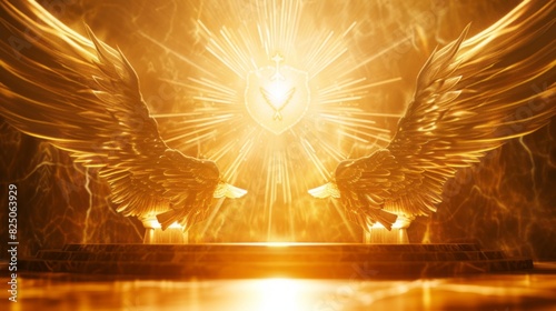 trinity sunday background concept. holy spirits. with copy space. pentecost