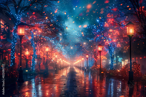 Enchanted Night Street