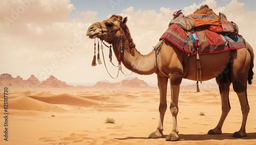 camel in the desert generative Ai 