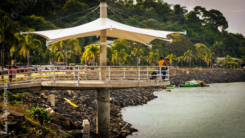 Amador Causeway and Panama City skyline