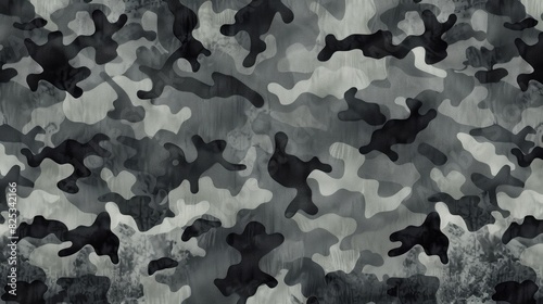 Late on a gray camouflage pattern