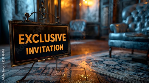 “EXCLUSIVE ACCESS” sign - VIP - Very important - exclusive access - formal invitation - background - wallpaper - graphic resource 