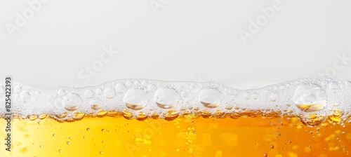 Close Up of a Glass of Beer