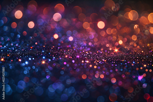 Colorful abstract bokeh lights background, perfect for festive and celebratory themes, suitable for websites, presentations, and any creative projects needing a vibrant and glowing touch