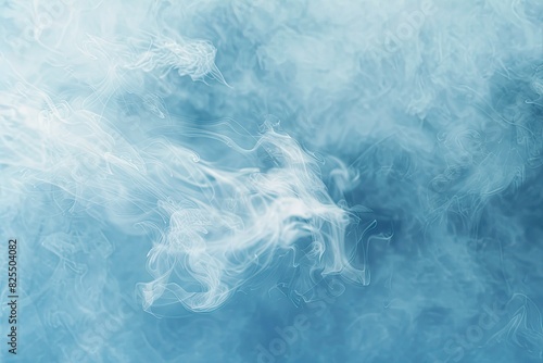 Blue white smoke background. Abstract smoke wallpaper.