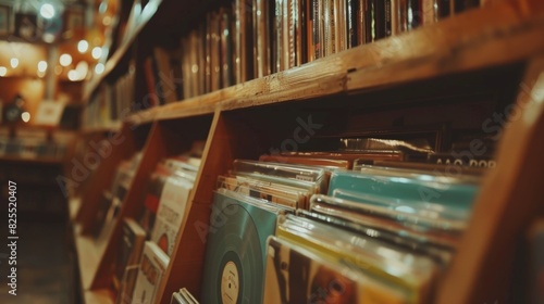 A vintage record store serves as the meeting point for the historical music tour with its walls lined with iconic albums from a variety of genres.