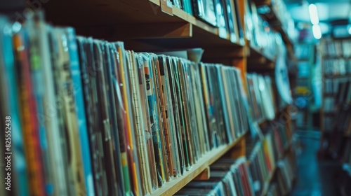 The shelves are fully stocked with a wide variety of records from old classics to new indie releases catering to the diverse tastes of music lovers.