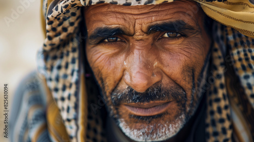 portrait of an Arab man