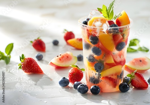 Cool and delicious fresh fruit ade