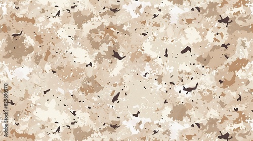seamless pattern featuring camouflage designed for desert combat background