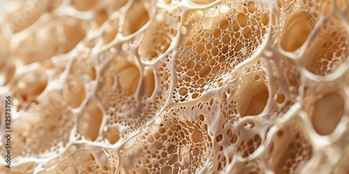 Image is of a tissue with a lot of holes in it generated by AI
