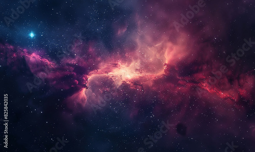 Stunning Cosmic Nebula Captured in Vivid Detail, Ideal for Space-Themed Projects and Educational Use